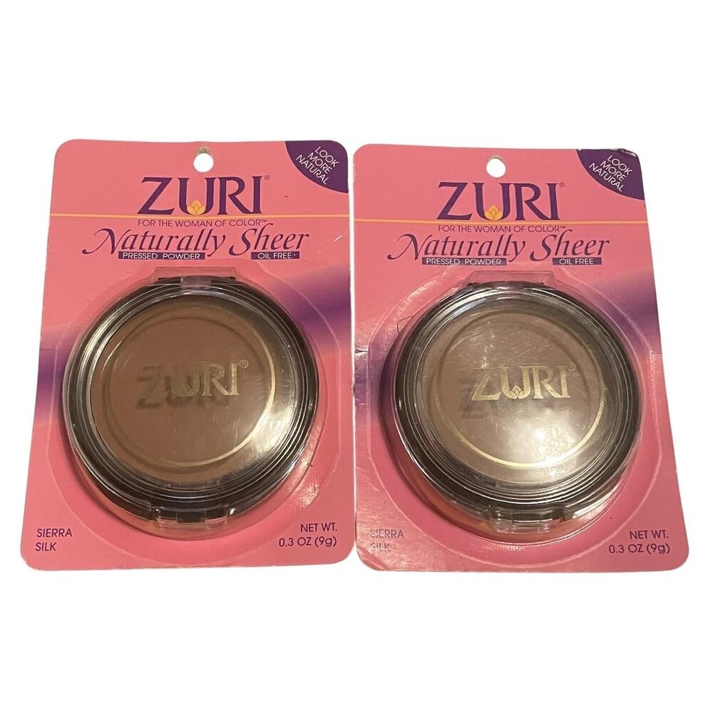 Bundle of ZURI Naturally Sheer Pressed Powder. Sierra Silk
(Beauty)